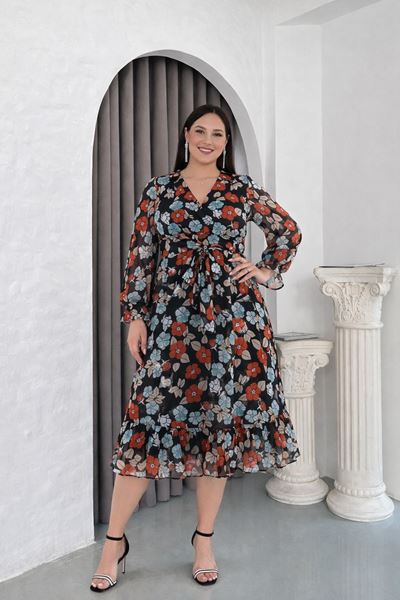 Immagine di CURVY GIRL CHIFFON DRESS